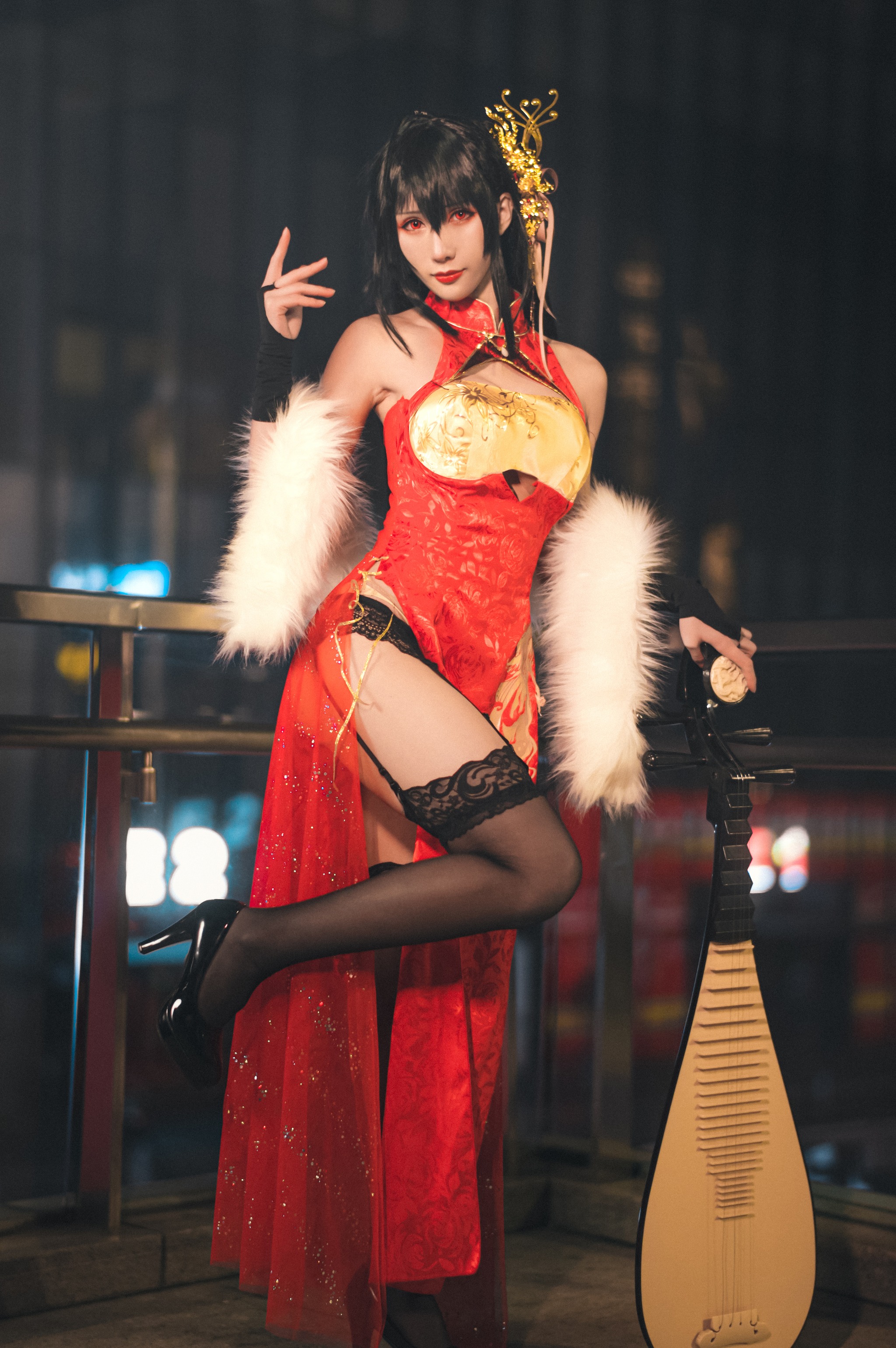 图片[1]-masaki雅祈 – NO.004 大凤旗袍[27P]-XikXak